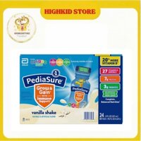 Thùng 24 chai Sữa Pediasure nước hương Vani Pediasure Grow & Gain OptiGRO Plus Vanilla