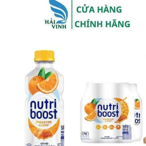 Thùng 24 chai sữa trái cây Nutriboost hương cam 297ml