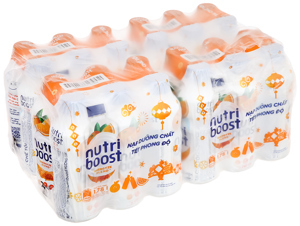 Thùng 24 chai sữa trái cây Nutriboost hương cam 297ml