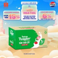Thùng 24 Chai Sữa Trái Cây Hương Dâu Twister (320ml/chai)