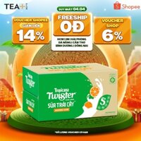 Thùng 24 Chai Sữa Trái Cây Hương Cam Twister (320ml/chai)