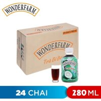 THÙNG 24 CHAI TRÀ BÍ ĐAO WINTER MELON TEA WONDERFARM 280ML