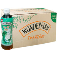 Thùng 24 chai trà bí đao Wonderfarm chai 440ml