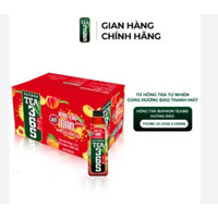 Thùng 24 chai trà Bupnon tea 365 hương đào thanh mát 500ml