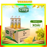 Thùng 24 Chai Trà Cozy Trà Olong Xoài Uống Liền 350ml/455ml Hương Vị Tươi Mát Ngon Rõ Vị-TháiAnh