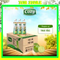 Thùng 24 Chai Trà Cozy Trái Cây-Trà Tắc Mật Ong-TUH