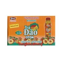 Thùng 24 chai trà đào Oton hương tự nhiên siêu ngon 450ml