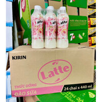 Thùng 24 Chai Trà Đào Sữa Latte ( 24 Chai X 440ml) [Giá sỉ]