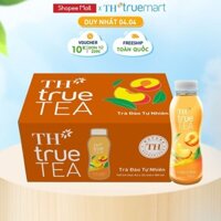 Thùng 24 Chai Trà Đào TH true TEA milk Tự Nhiên 350ml (24 Chai)