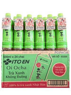 Thùng 24 chai trà lúa mạch IToen Mugicha 500ml