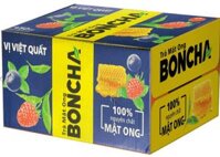 Thùng 24 chai trà mật ong Boncha vị việt quất 450ml