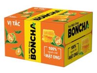 Thùng 24 Chai Trà Mật Ong Boncha Vị Tắc - Chai 450ml