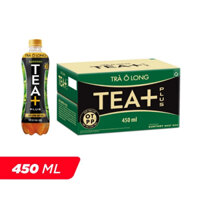 Thùng 24 Chai Trà Ô long Tea+ (450ml /chai)