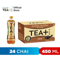 Thùng 24 Chai Trà Ô long Tea+ Không Đường (450ml/chai)