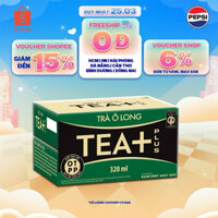 Thùng 24 Chai Trà Ô long Tea+ (320 ml/chai)