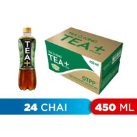 thùng 24 chai trà ô long Tea plus 450ml