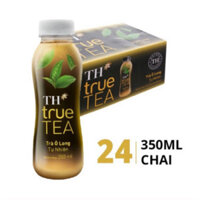 Thùng 24 chai trà ô long tự nhiên TH True Tea 350ml