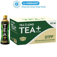 Thùng 24 Chai Trà OLong Hảo Hạng Tea Plus 455ml/Chai