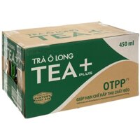 Thùng 24 chai Trà Olong Tea plus 455ml
