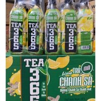 Thùng 24 Chai - Trà Tea365 Vị Chanh Sả 500ml - TH Lộc Phát