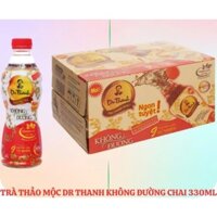 Thùng 24 chai trà thanh nhiệt Dr.Thanh không đường 330ml