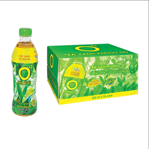 Thùng 24 chai trà xanh Không Độ vị chanh 455ml