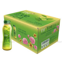 Thùng 24 Chai Trà Xanh TH true TEA Vị Chanh 350ml MOONSHINE-FOODS