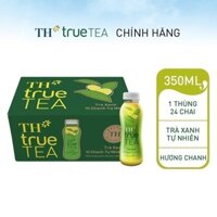 Thùng 24 chai trà xanh vị chanh tự nhiên TH true TEA 350 ml (350 ml x 24)