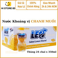 [Thùng 24 chai x 350ml] Nước Khoáng vị Chanh Muối. Hi Store 85.