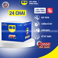(Thùng 24 Chai) Xịt Tẩy Rỉ Sét WD 40 Smart Straw Dầu Chống Rỉ Bôi Trơn Làm Sạch Đa Năng Chính Hãng