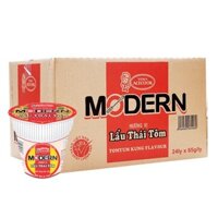 THÙNG 24 CỐC MÌ MODERN LẨU THÁI TÔM