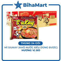 [THÙNG 24 GÓI] - ACECOOK - Mì Siukay bò - Mì bò Siukay - Mì Siukay hương vị bò - Mì bò siêu cay - Mì Siu kay bò