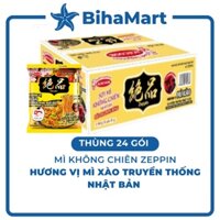 [THÙNG 24 GÓI] - ACECOOK - Mì Zeppin hương vị mì xào truyền thống Nhật Bản (91g/ gói) - Mì Không chiên - Mì ăn liền