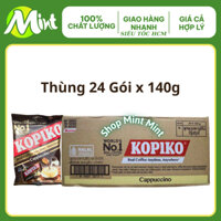 [Thùng 24 gói] Kẹo Cà Phê KOPIKO coffee/ cappuccino_ Gói 140g (40 viên/ gói ). Shop Mint Mint