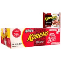 Thùng 24 gói mì bò cay Koreno 100g (1 thùng)