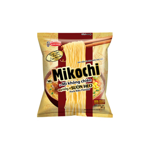 Thùng 24 gói mì không chiên Mikochi sườn heo 80g