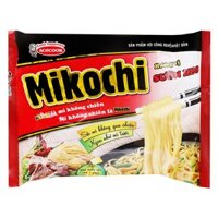 Thùng 24 gói Mì không chiên Mikochi hương vị sườn heo gói 80g