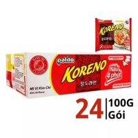 Thùng 24 gói mì Koreno vị kimchi 100g