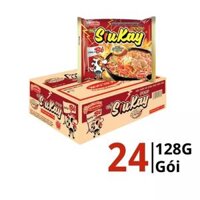 Thùng 24 gói mì Siukay Acecook vị bò 128g