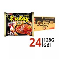 Thùng 24 gói mì Siukay Acecook vị hải sản 128g