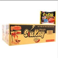 [Thùng 24 Gói] Mì Siukay Hải Sản, Gà, Bò Acecook 128g – Vị Biển Đậm Đà, Thưởng Thức Trọn Vẹn