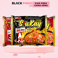 Thùng 24 gói mì Siukay hương vị bò/hải sản gói 127g/128g