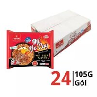 Thùng 24 gói mì Vifon vị bò cay 105g