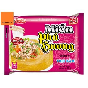 Thùng 24 gói miến gói Phú Hương Hương Vị Thịt Bằm Acecook