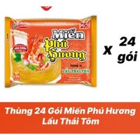 Thùng 24 gói miến Phú Hương vị lẩu thái tôm