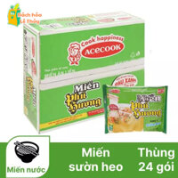 Thùng 24 gói miến Phú Hương sườn heo 55g