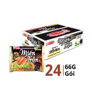Thùng 24 gói miến xào xốt cua Phú Hương 60g
