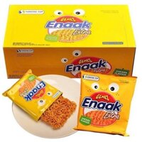 Thùng 24 gói snack mì hương gà trẻ em Enaak gói 30g
