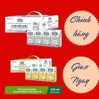 Thùng 24 hộp 110ml sữa bột pha sẵn Grow plus Bạc cao lớn/ Vàng immunel