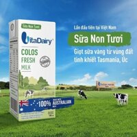 Thùng 24 Hộp 180ml Sữa Non Tươi VitaDairy Colos Fresh Milk - Tasmania Úc